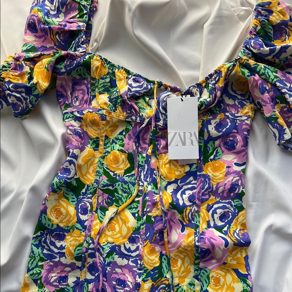 NWT Zara Floral Dress
